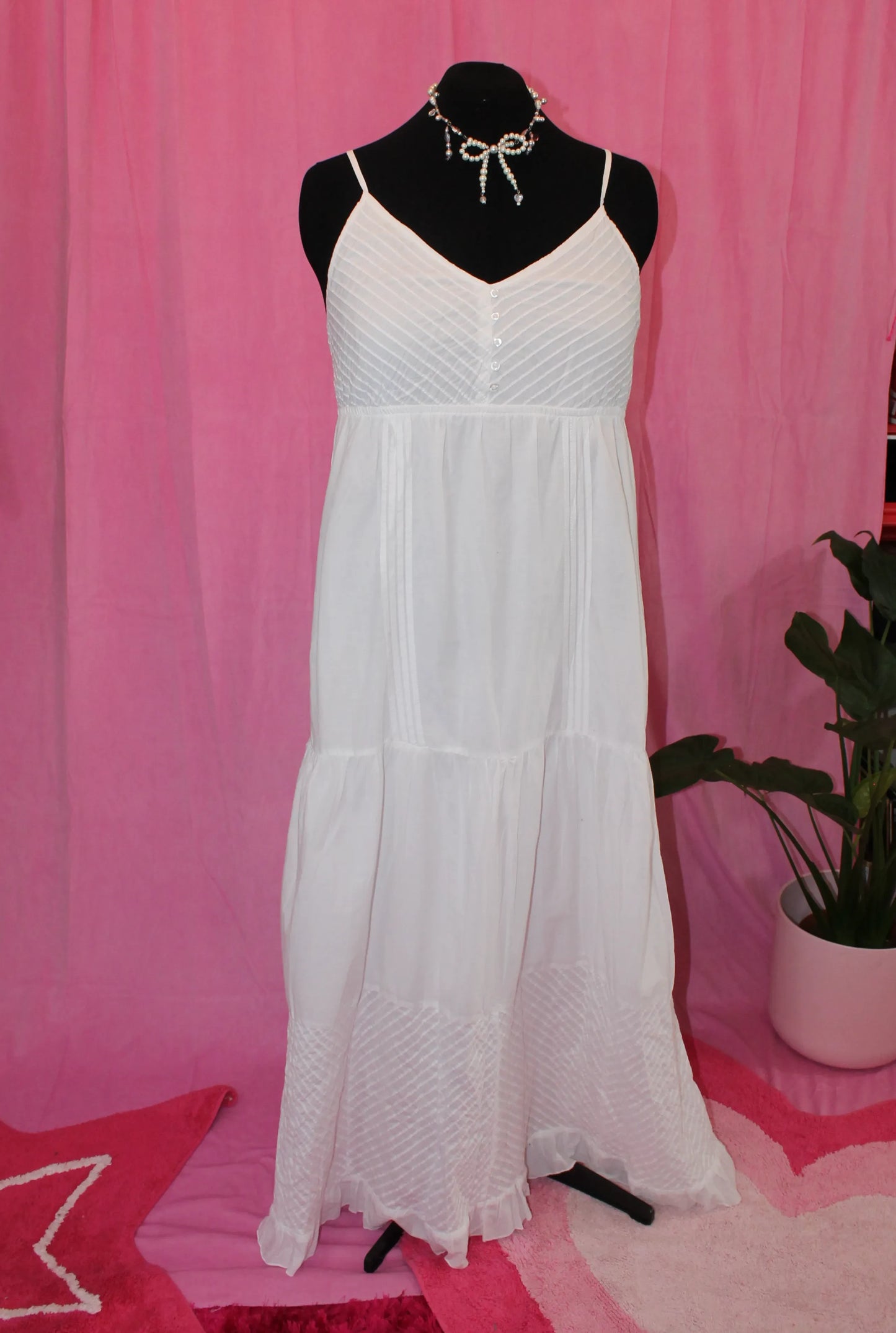 Papaya | Dress | White Maxi | Size 20