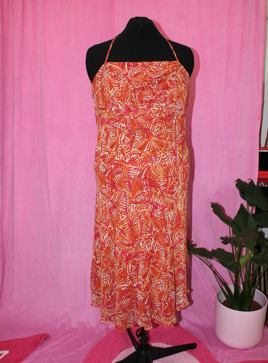 Per Una | Dress | Orange Halter | Size 18/20