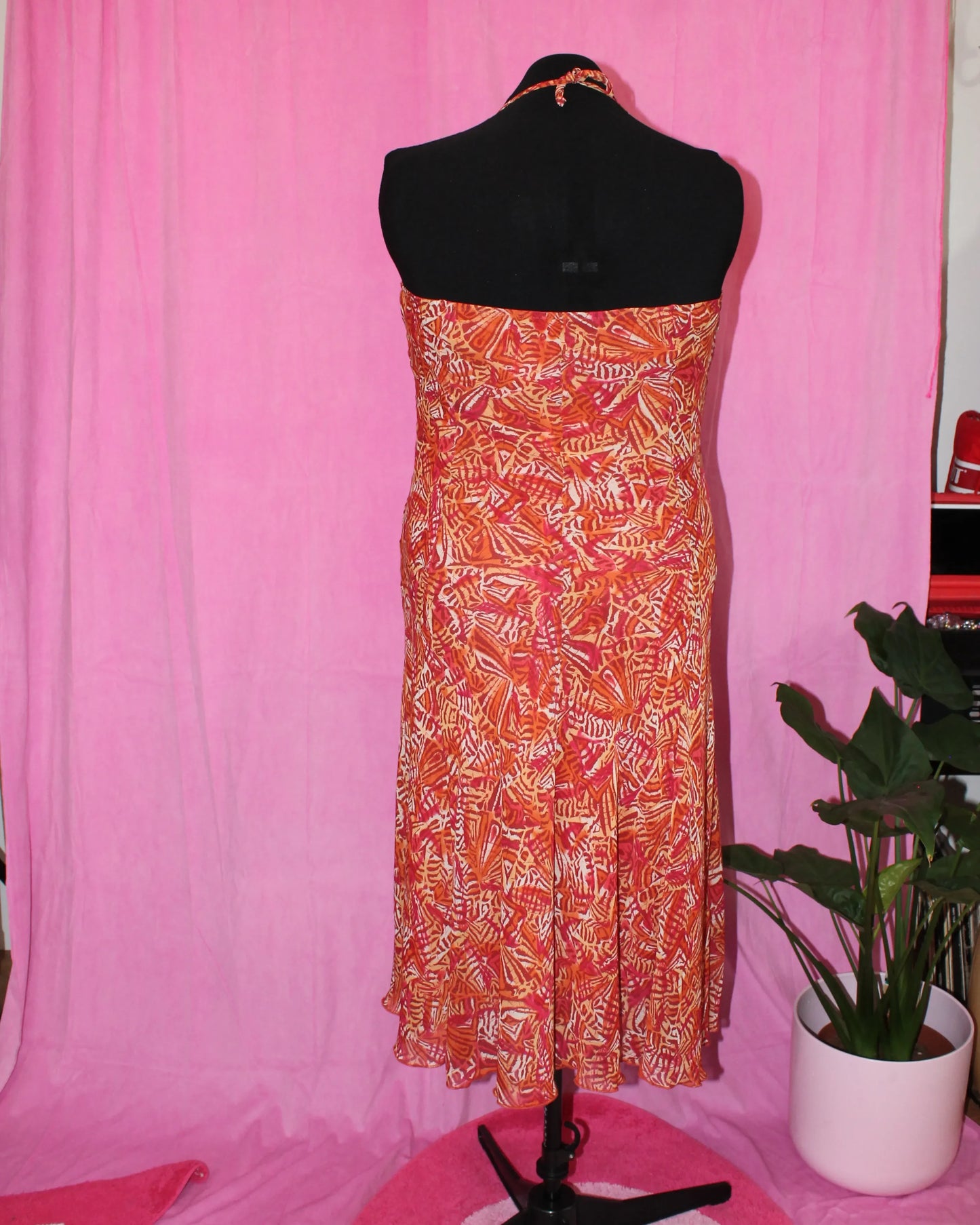 Per Una | Dress | Orange Halter | Size 18/20