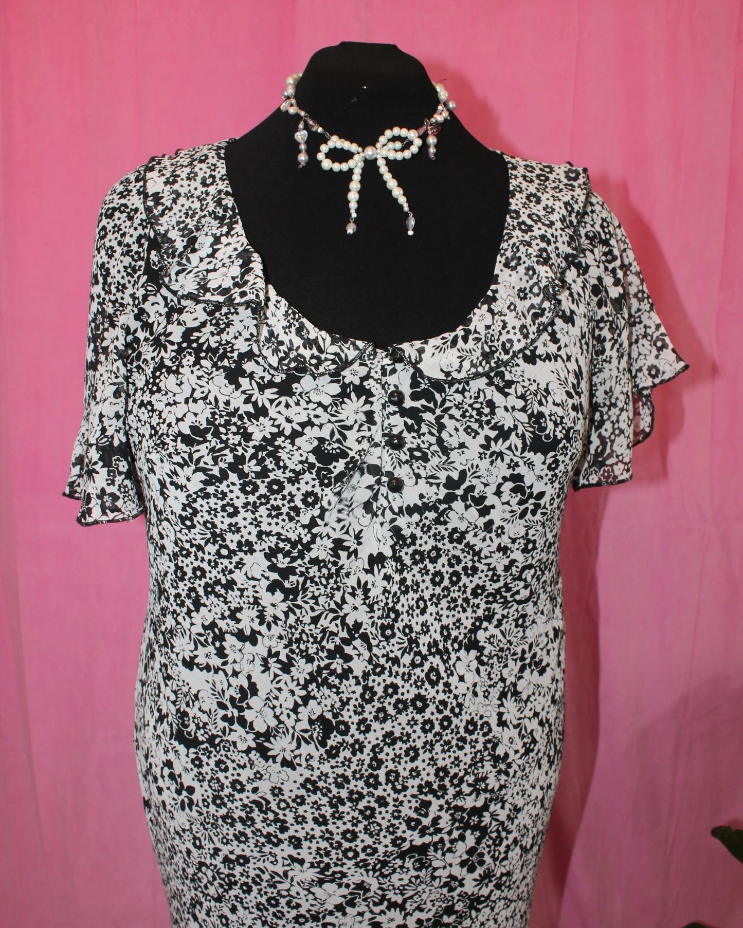 Per Una | Dress | B&W Maxi | Size 18L