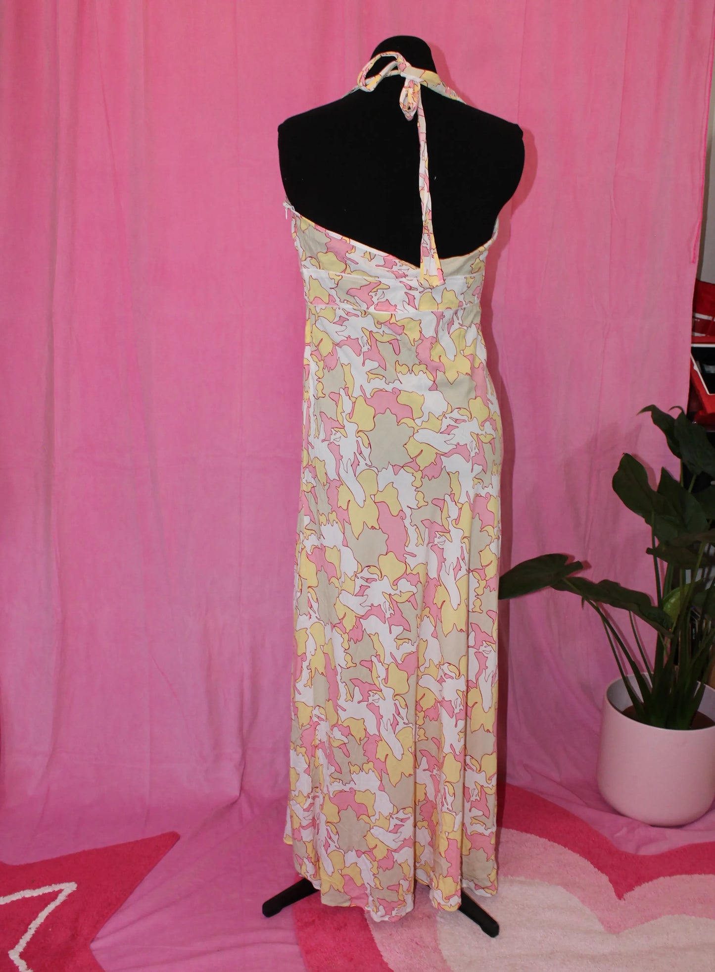 Vintage | Dress | Maxi Halter Dress | Size M