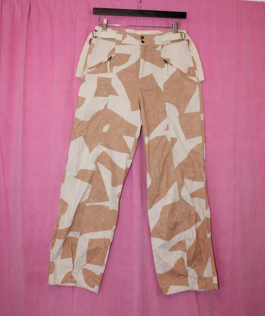 Anthropologie | Trousers | Khaki Abstract Print | Size 6