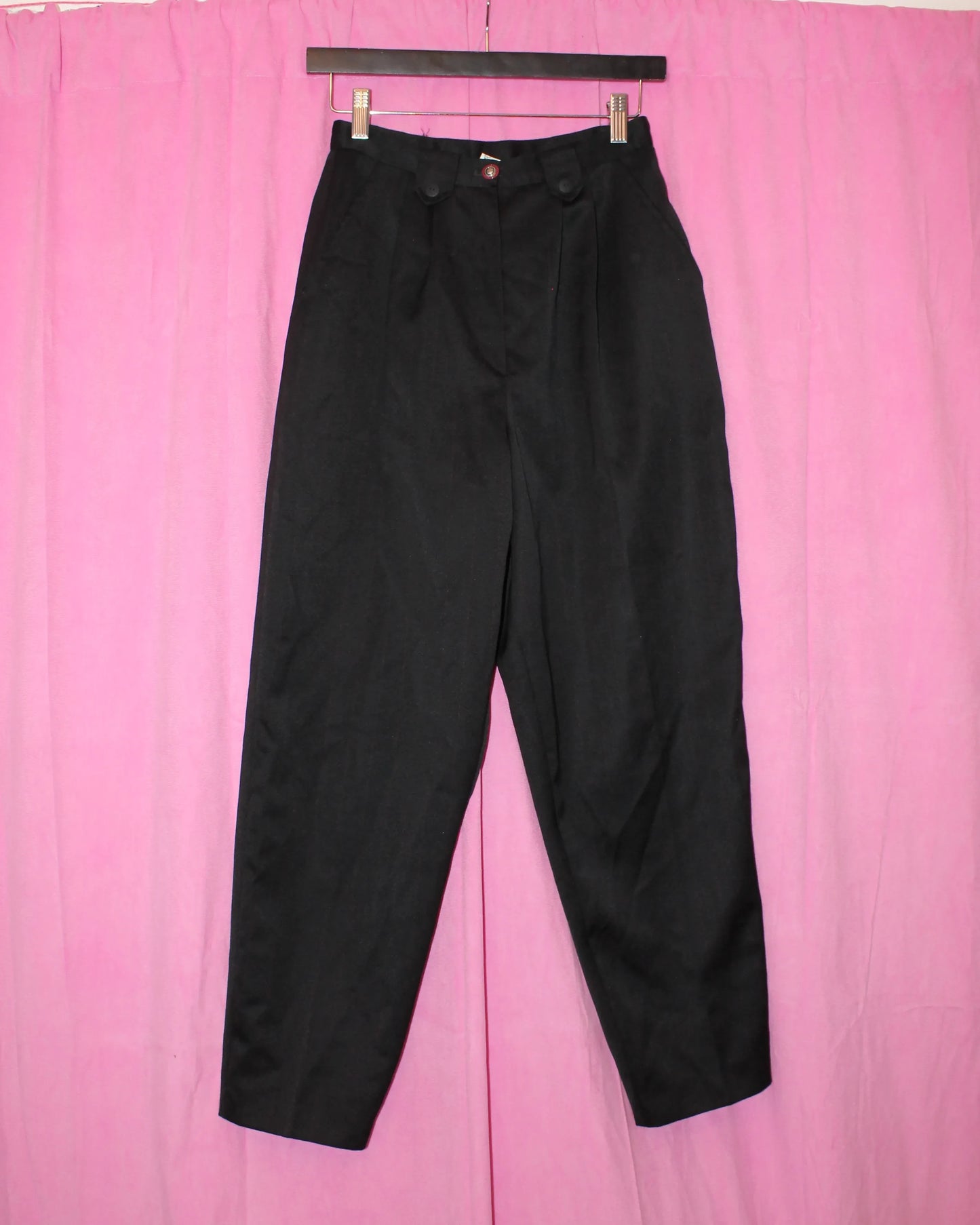 Vintage | Trousers | Black Red Stripes | Size XS