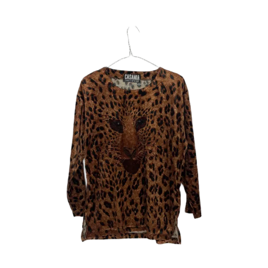 Casmia Exclusive Leopard Top - Size M