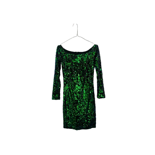 Samantha Faiers Green/ Blue Sequin Dress- Size XS