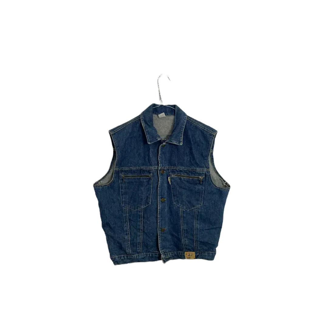 Vintage Denim Vest- Size M