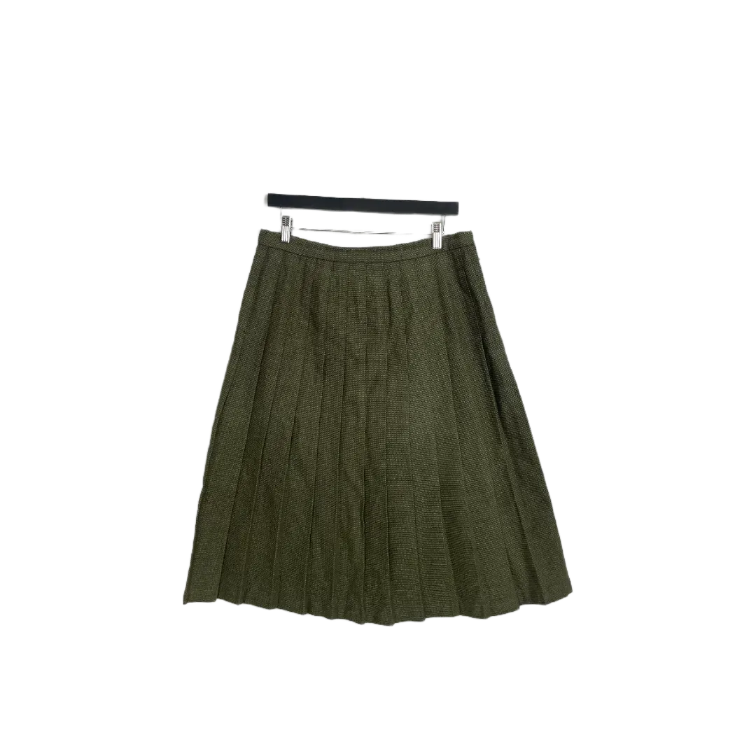 Wool Pleated Skirt- Size 12