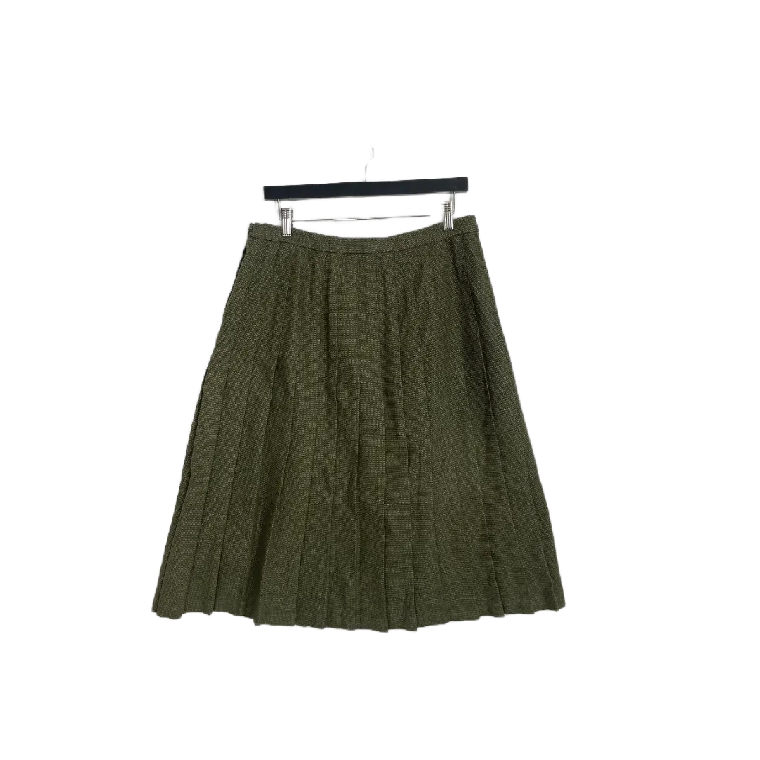 Wool Pleated Skirt- Size 12