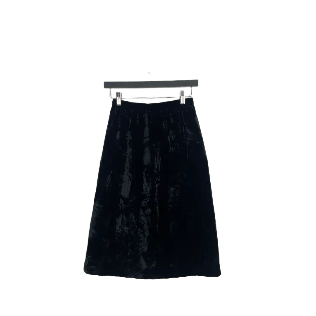 Halston Sportswear Velvet Skirt- Size XS