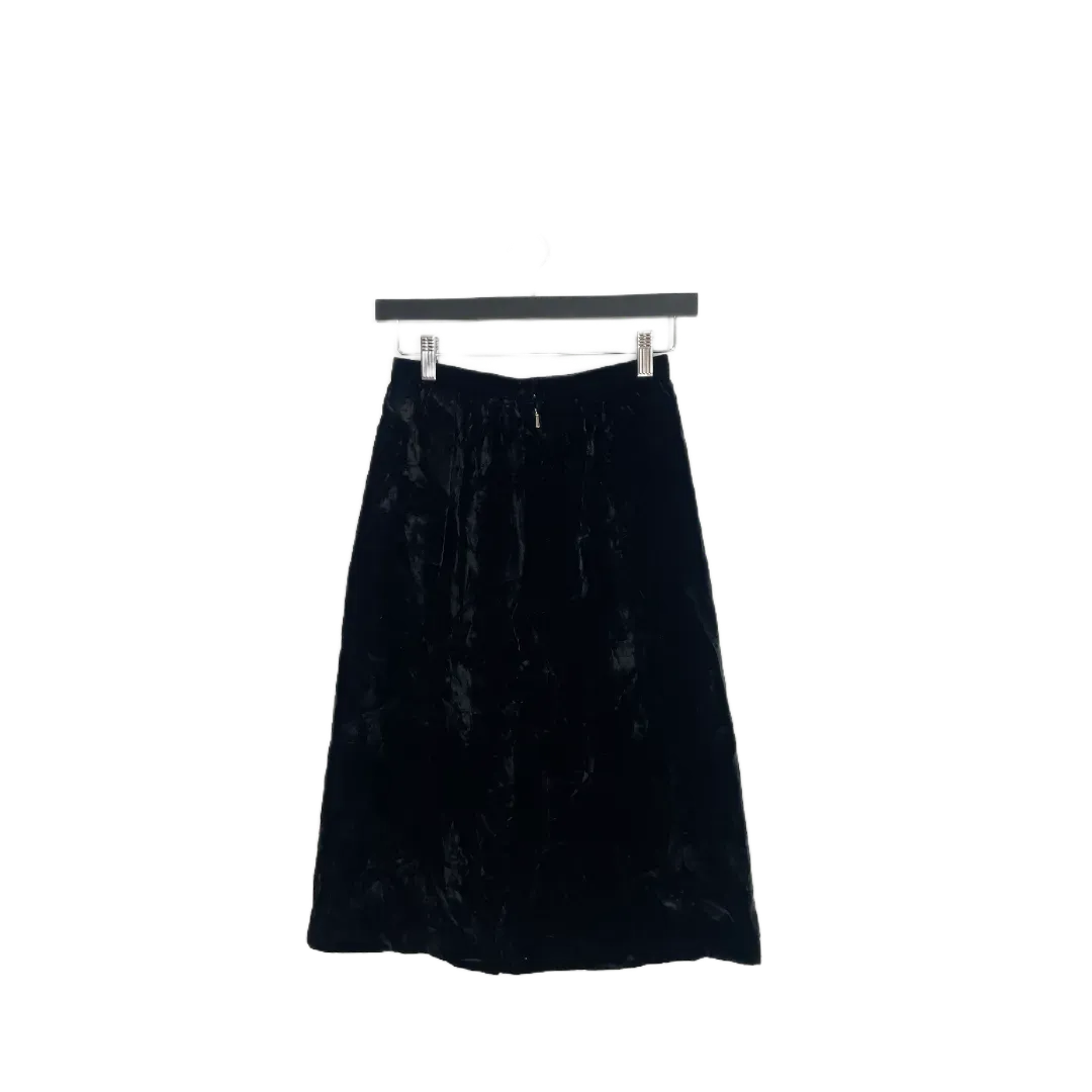 Halston Sportswear Velvet Skirt- Size XS