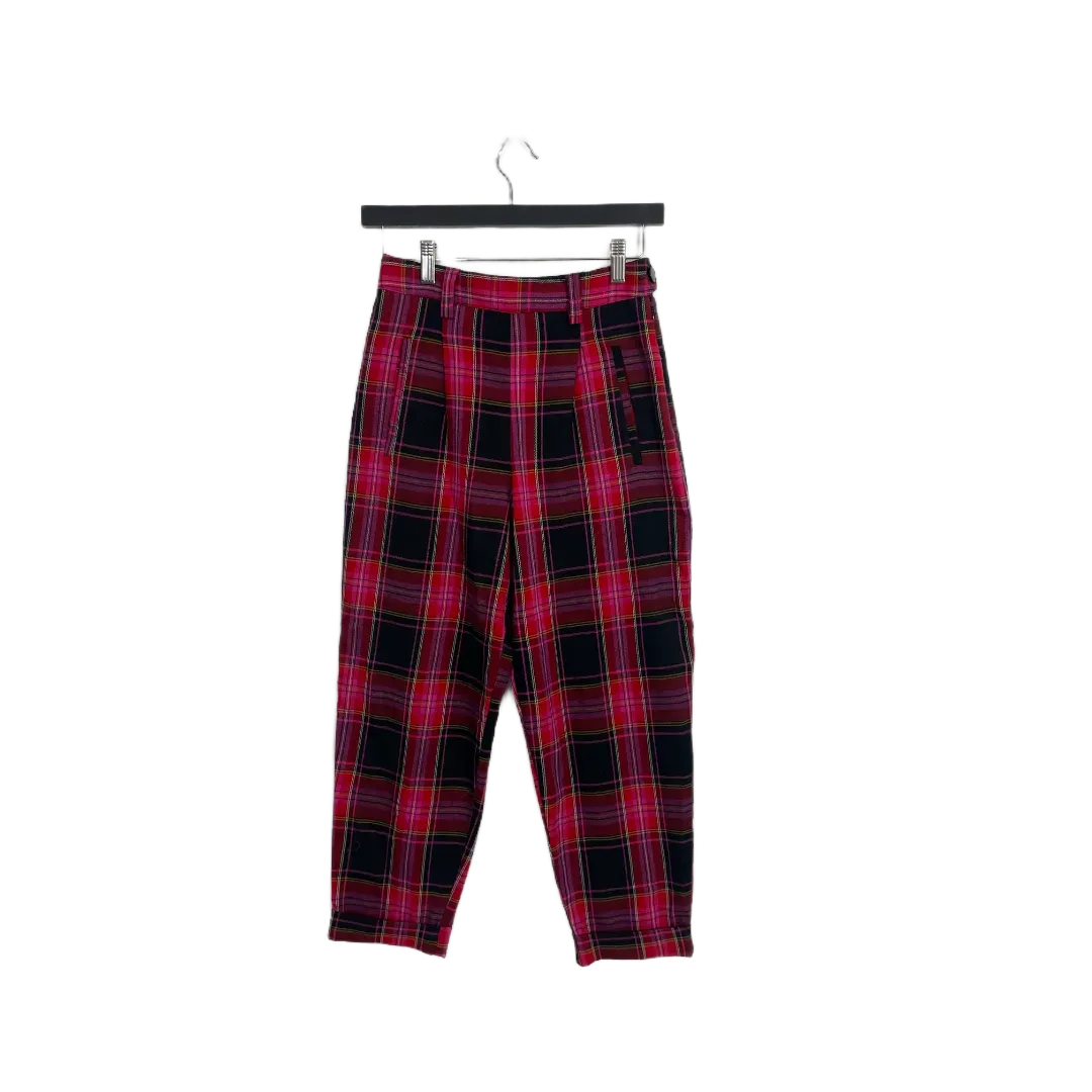 Topshop Plaid Trousers- Size 6 Petite