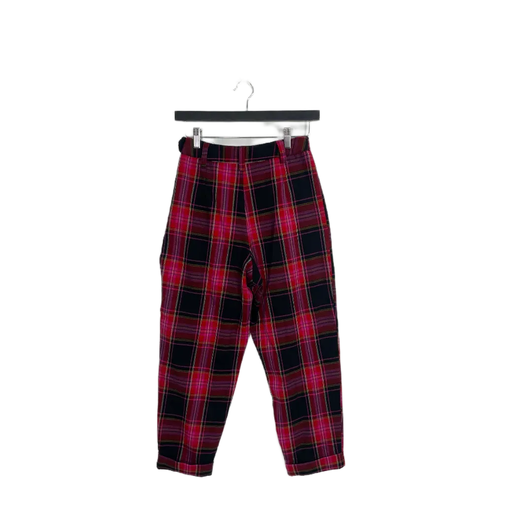 Topshop Plaid Trousers- Size 6 Petite