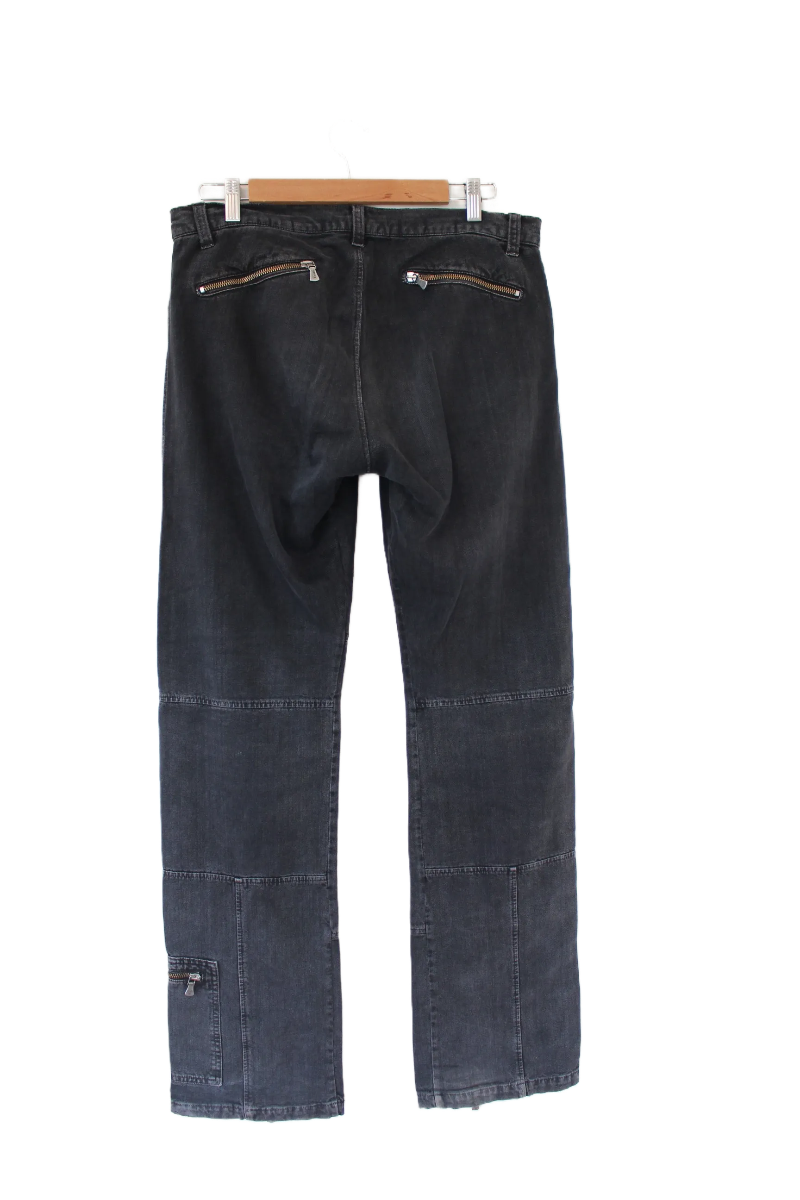 Versace Low Rise Jeans w/ Zip Detail- Size M