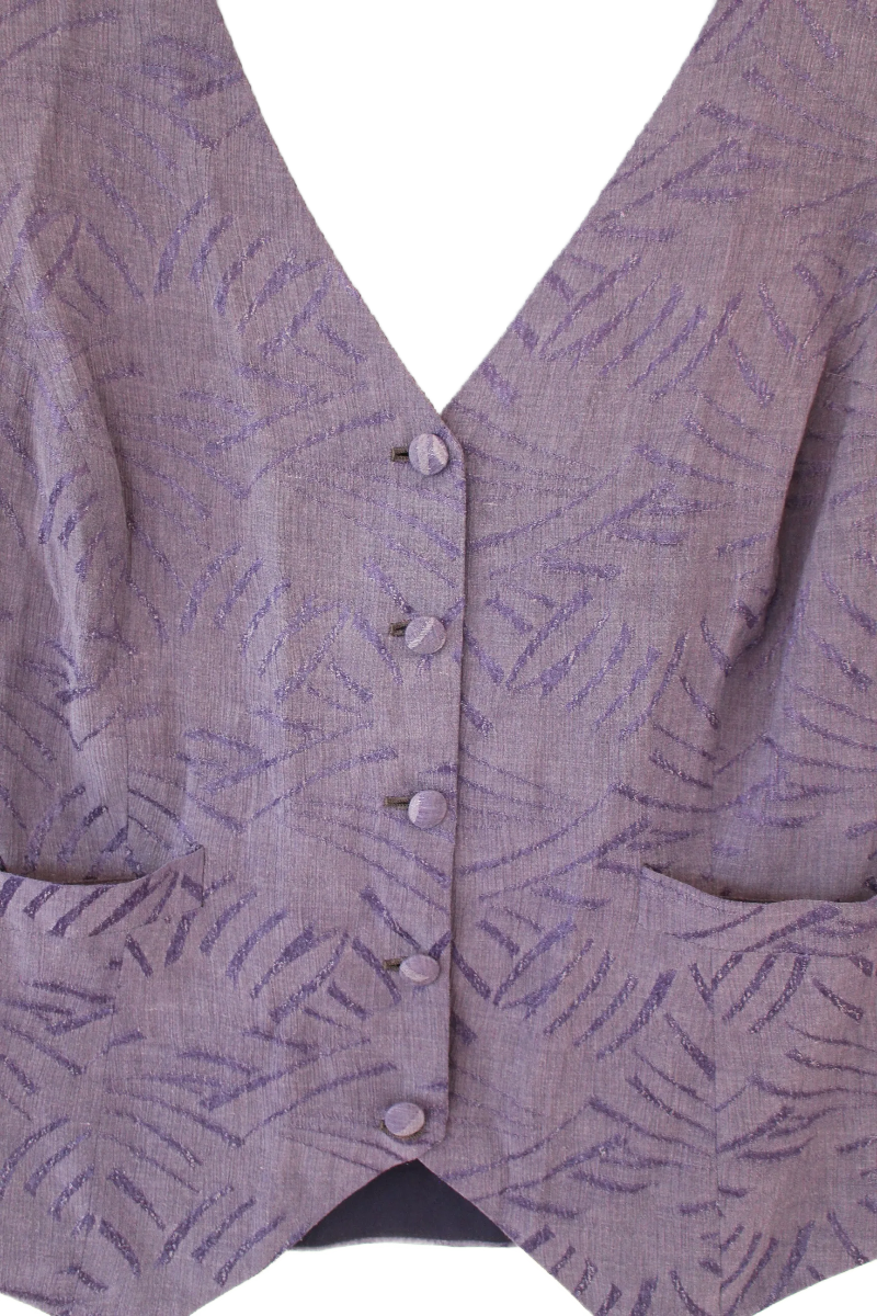 Periwinkle Waist Coat- Size L 24