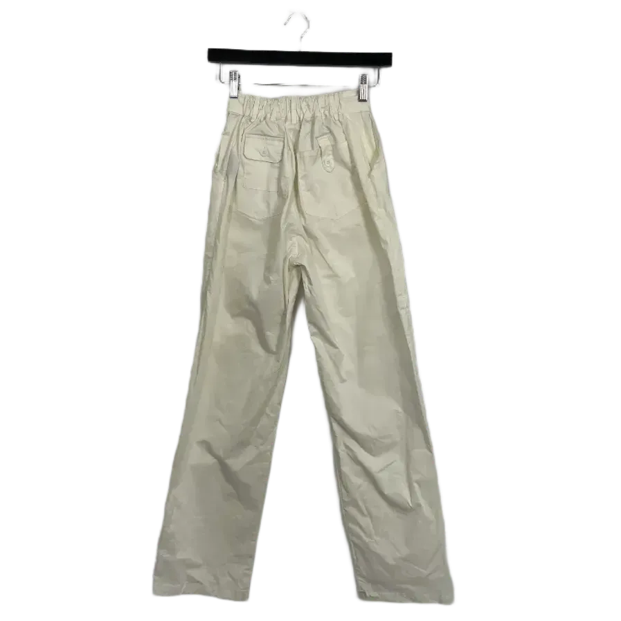 White Luxe To Kill Cargo Trousers - Size xS