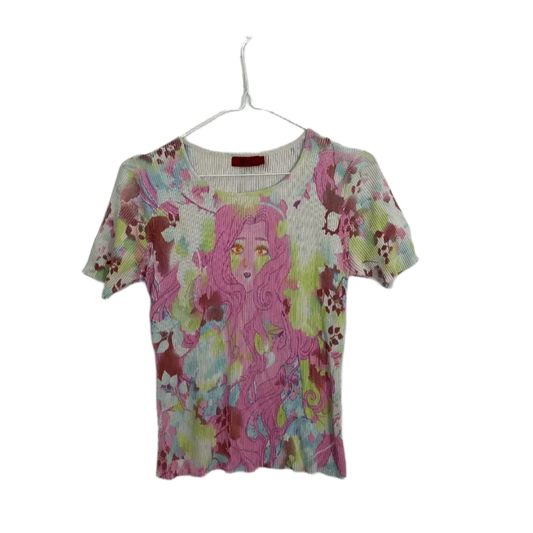 Watercolour Vintage Top- Size M