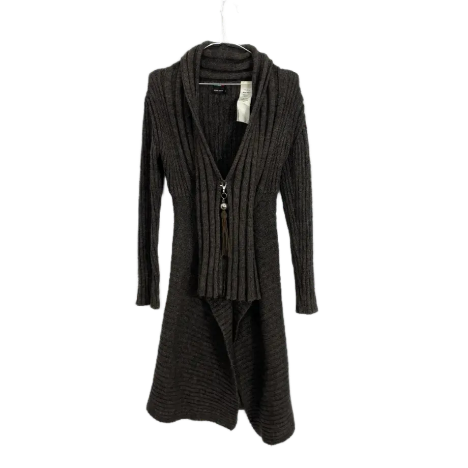 Brown Knitted Miss Sixty Long Cardigan