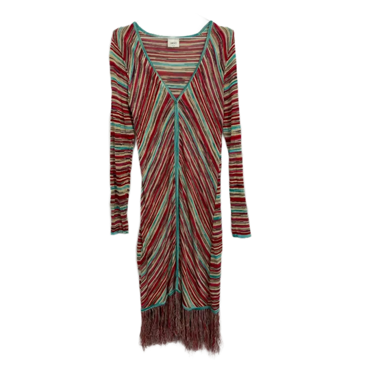 Next Long Cardigan With Fringe- Size 10