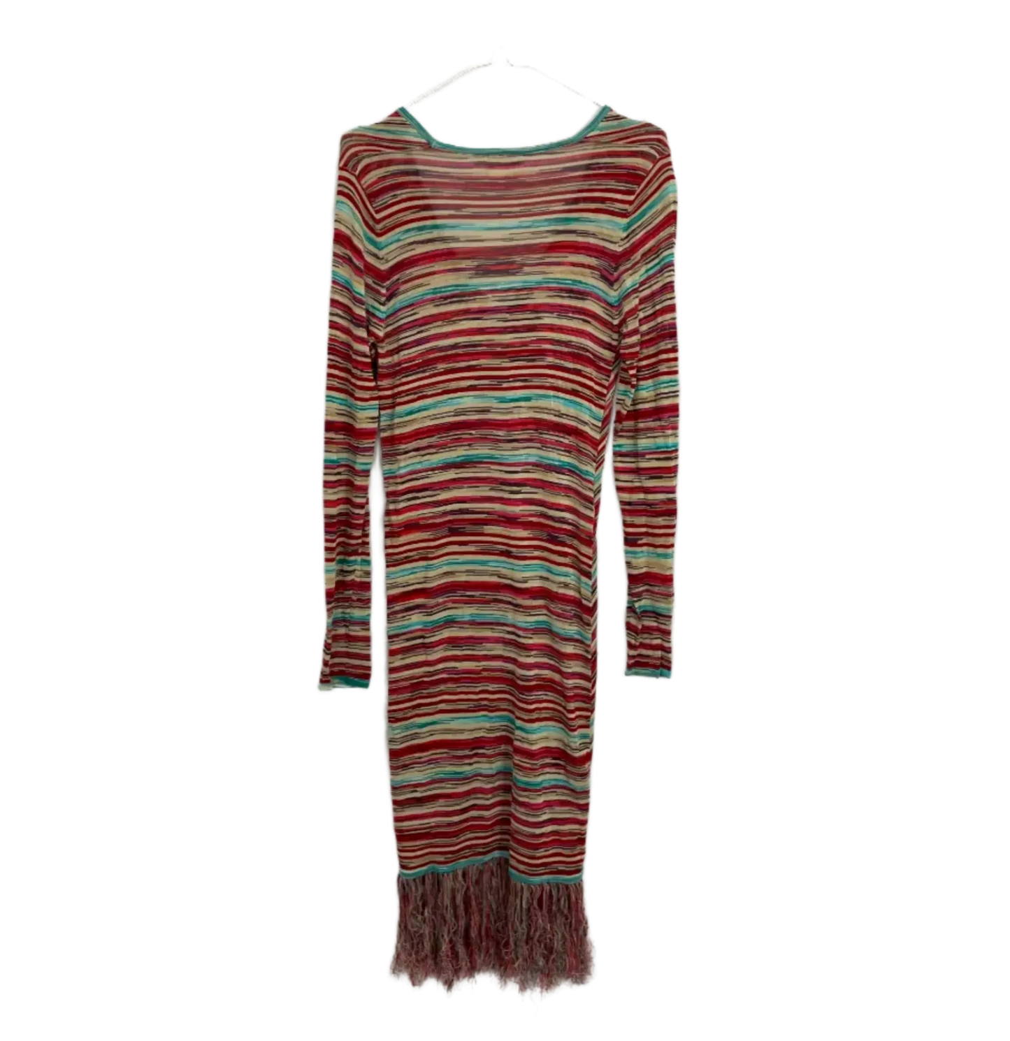 Next Long Cardigan With Fringe- Size 10