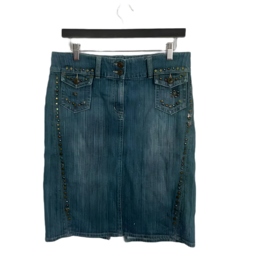 Karen Millen Denim Skirt- Size 12