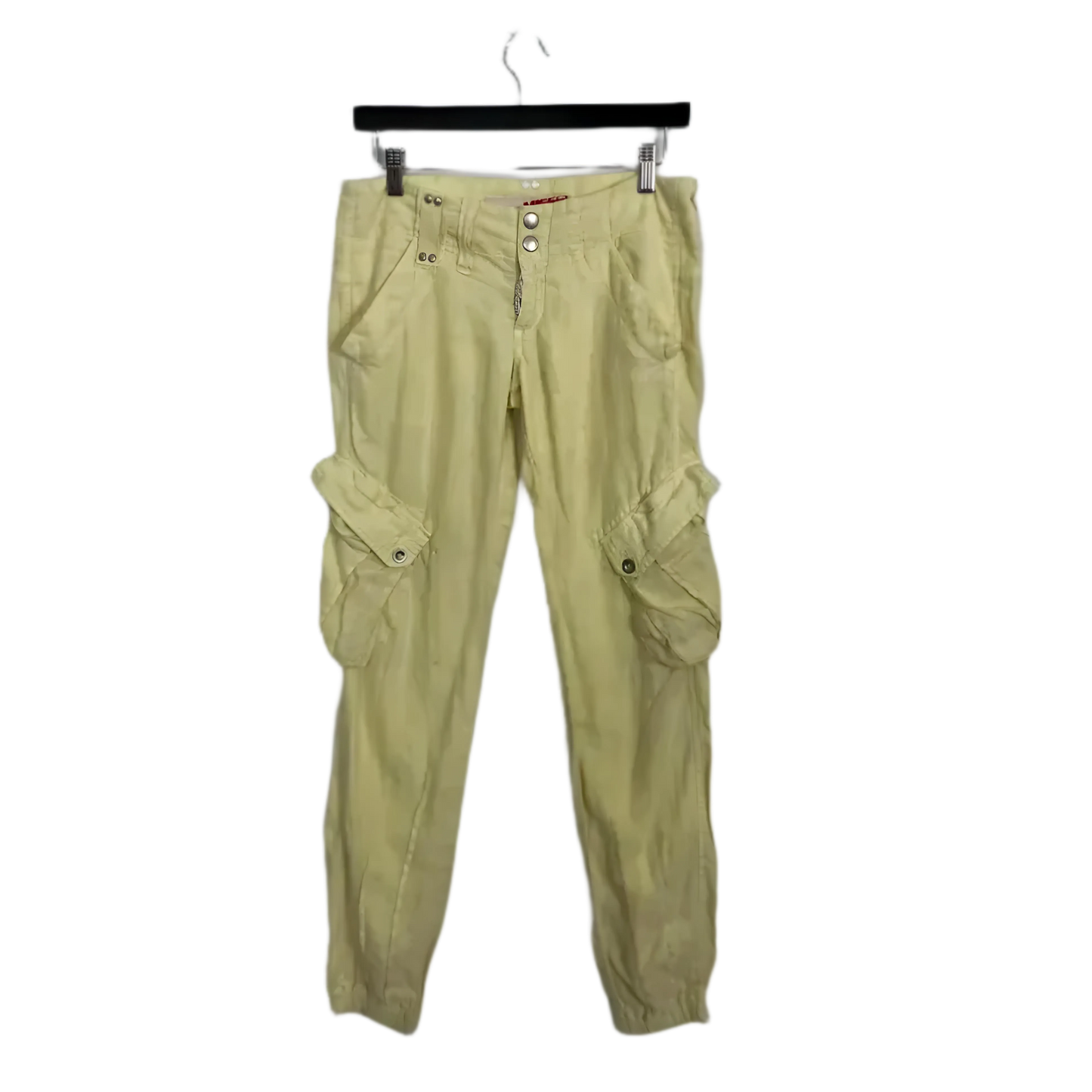 Yellow Miss Sixty Linen Cargos- Size S