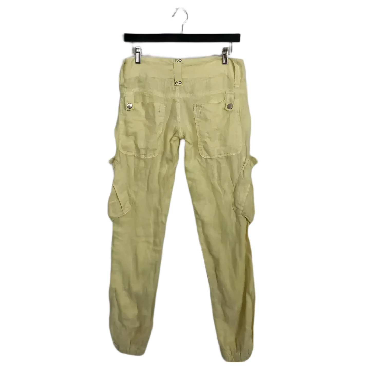 Yellow Miss Sixty Linen Cargos- Size S