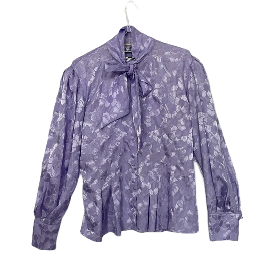 Purple Jessica Tie Up Top - Size 14