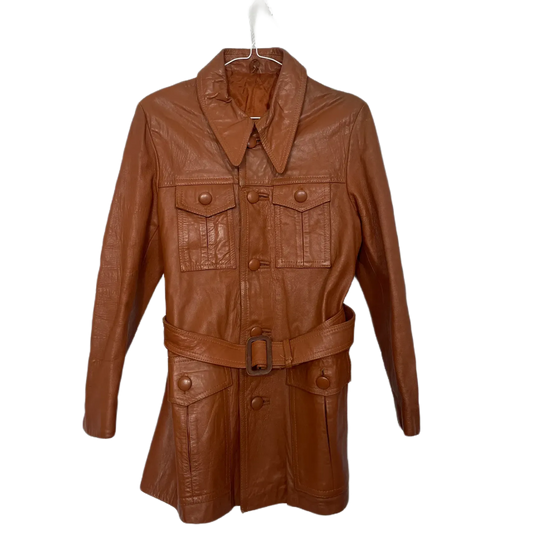 Brown 70's Vintage Jacket - Size S