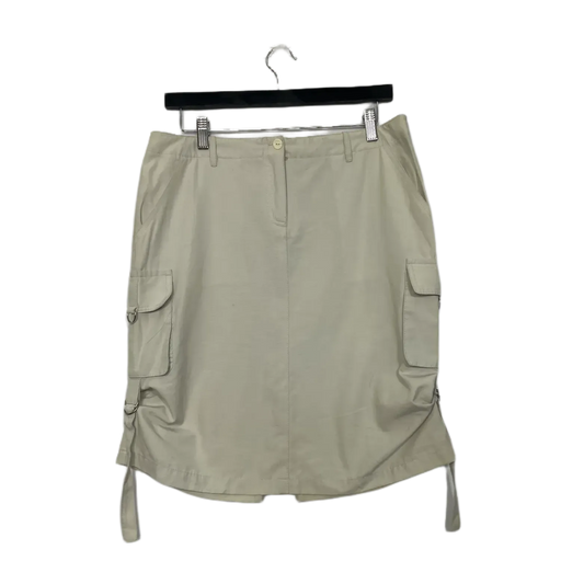 Beige Cargo Skirt - Size M (12?)