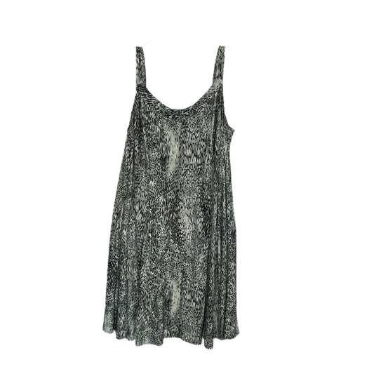 B&W Midi Jersey Animal Print Dress- Size 26/28