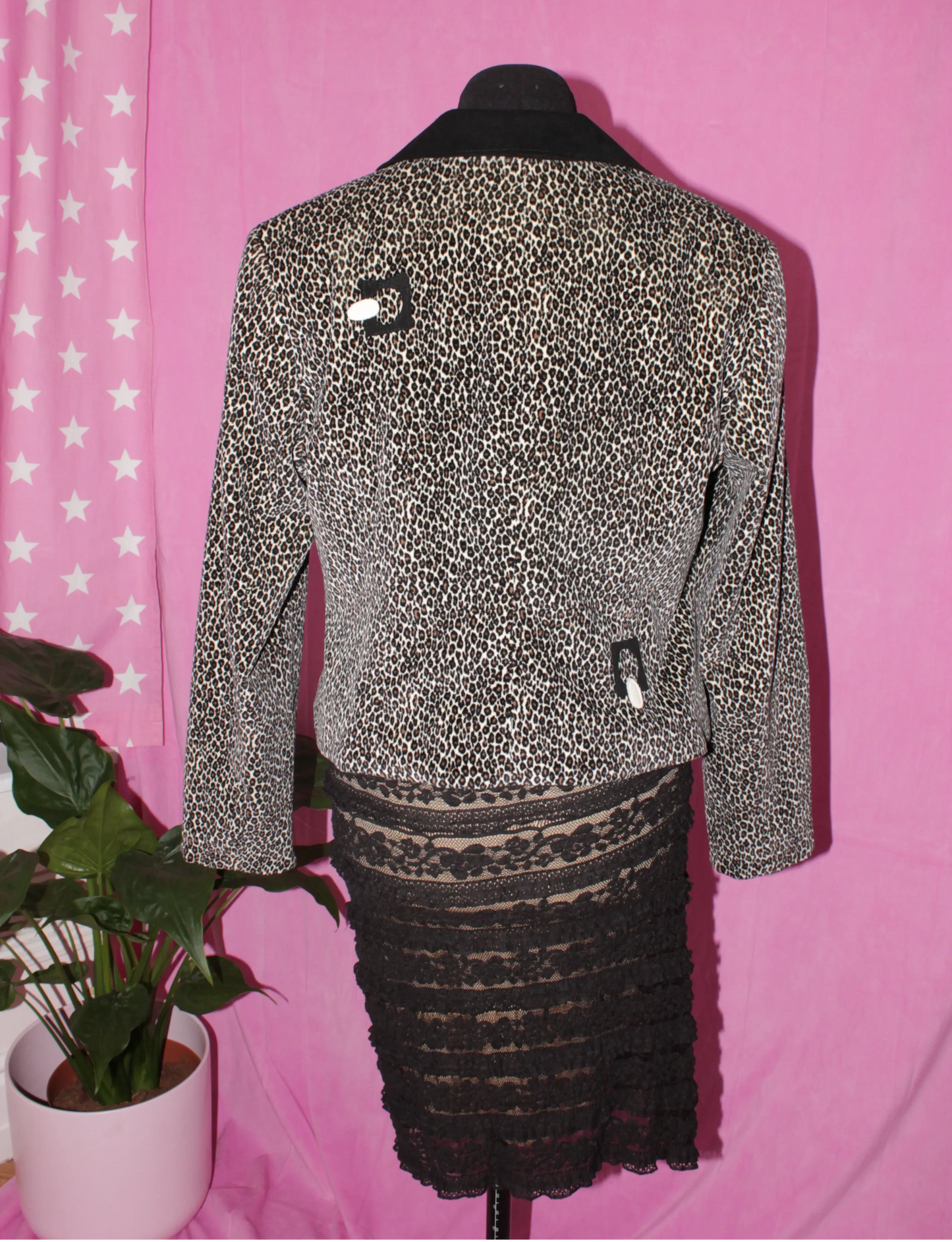 Cheetah Print Blazer- Size 14