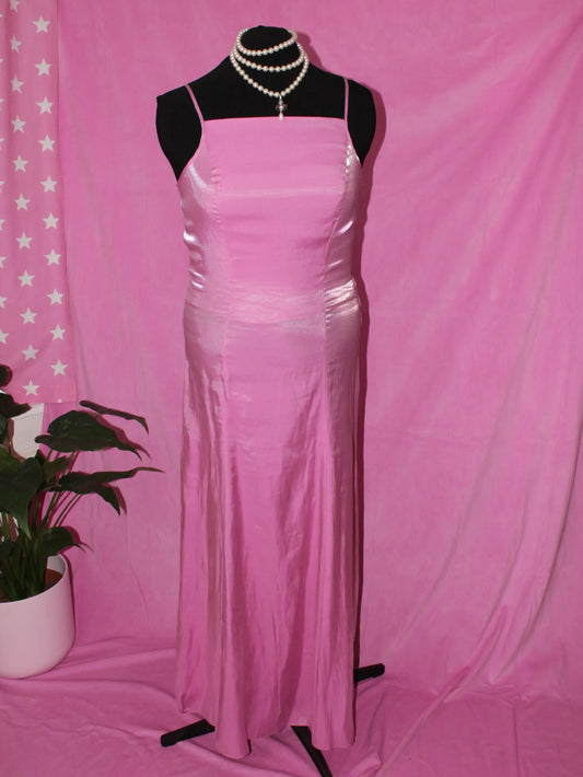 Pink Iridescent Evening Dress- Size 16