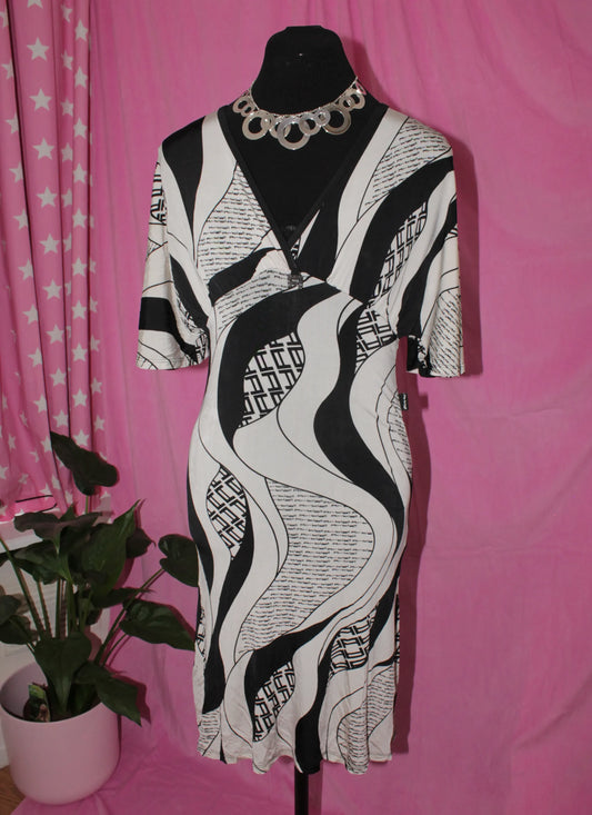 Artigli Vintage B&W Dress- Size S