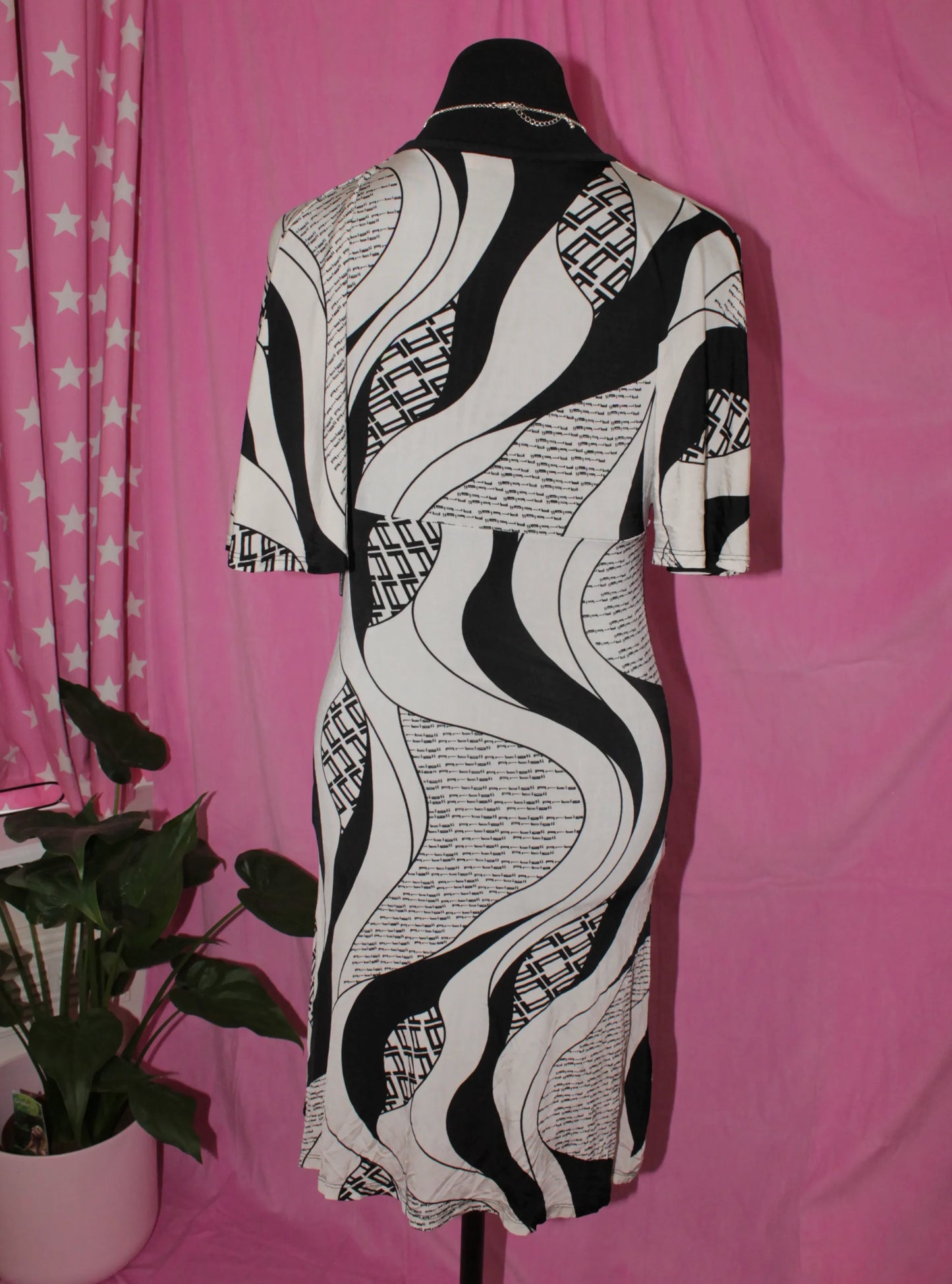 Artigli Vintage B&W Dress- Size S