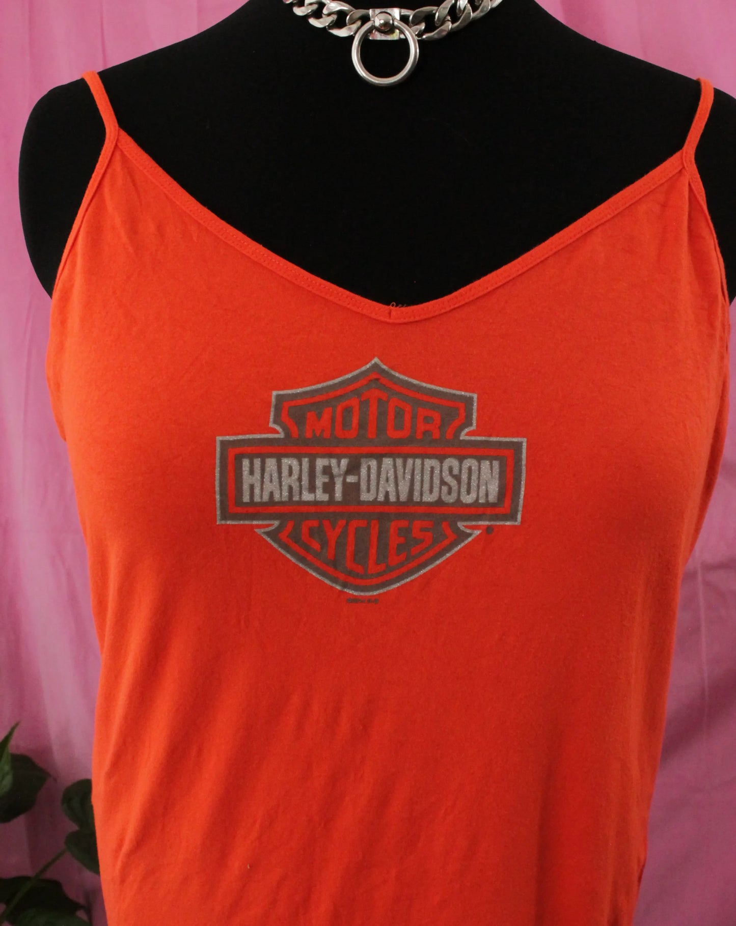 Orange Harley Davidson Tank Top - Size 3XL