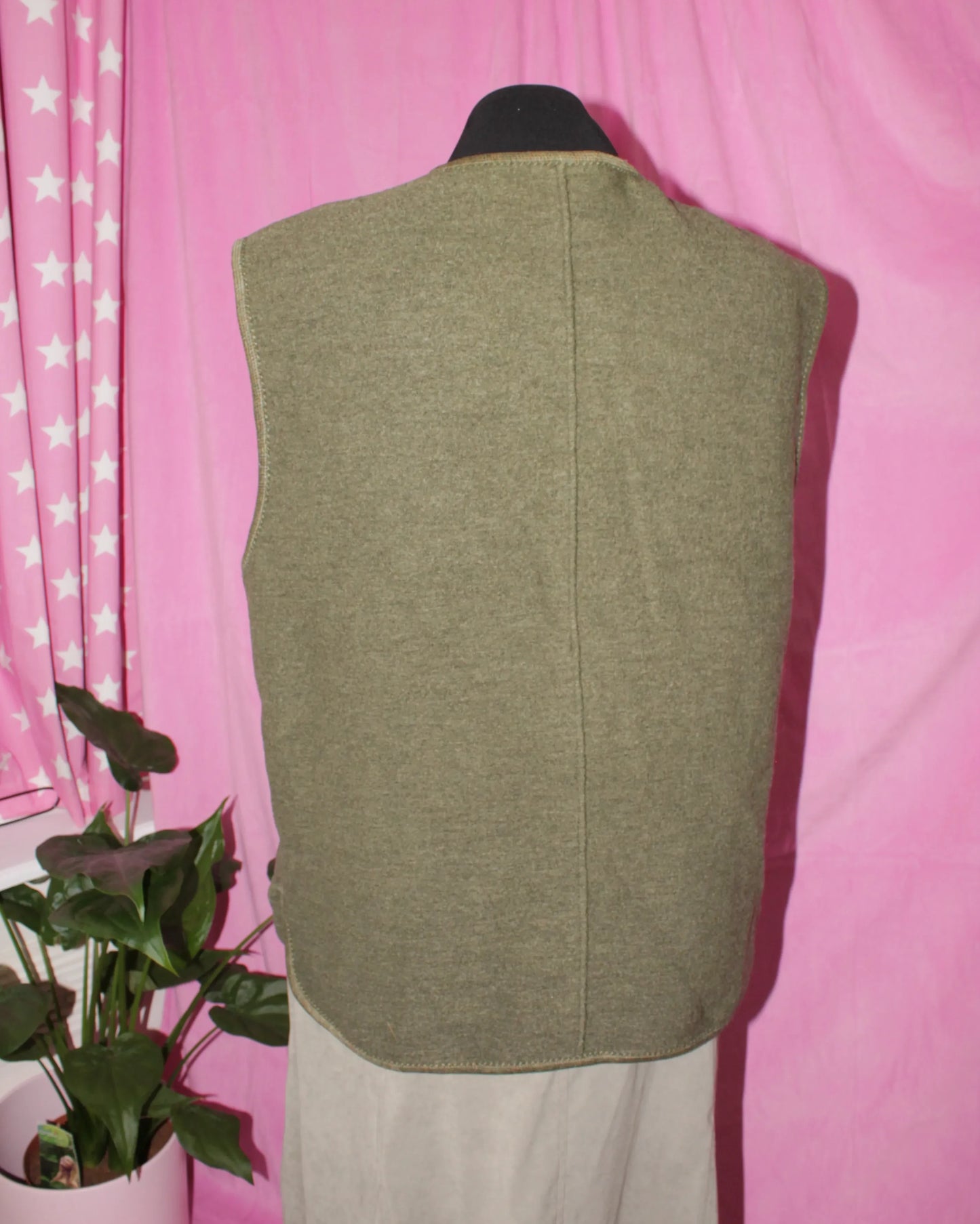 Vintage Felt Vest - Size L