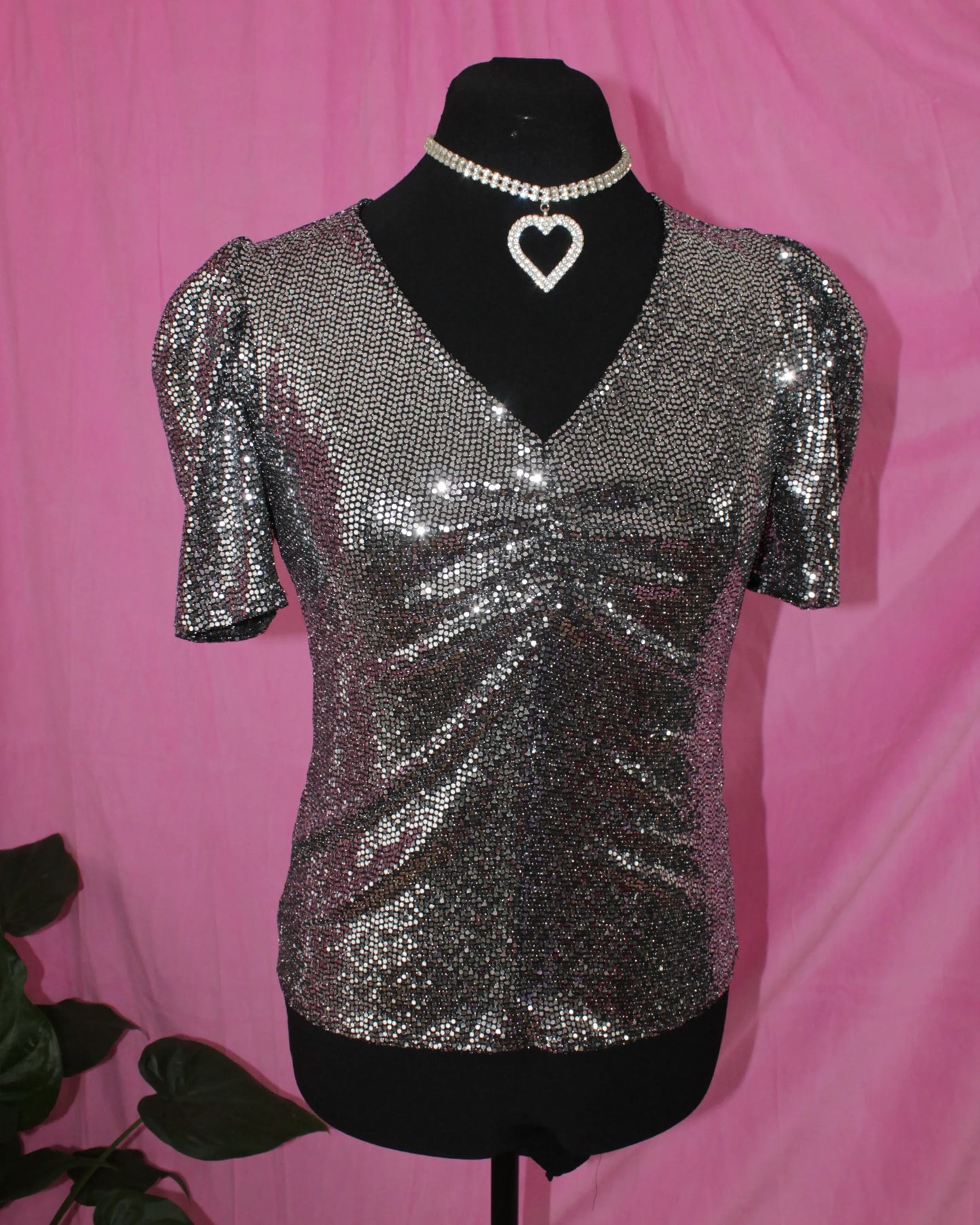 M&Co Pettie Disco Top- Size S 8