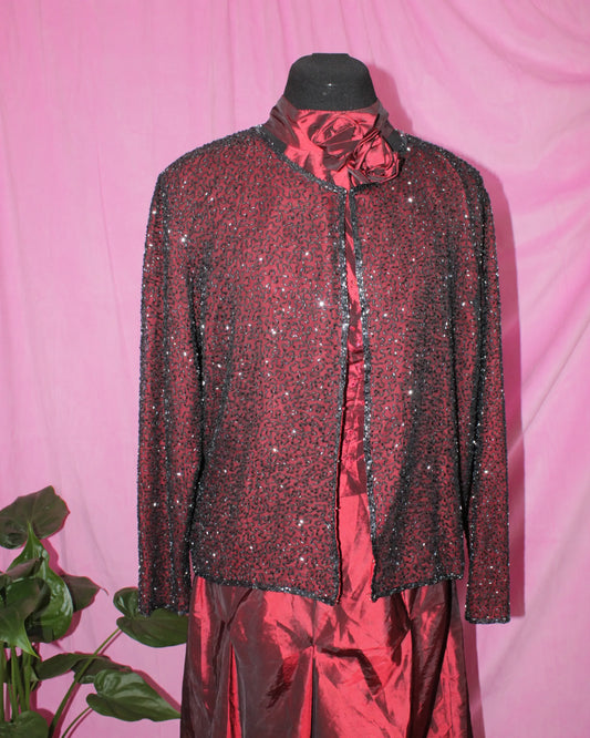 Embellished Evening Jacket- Size M