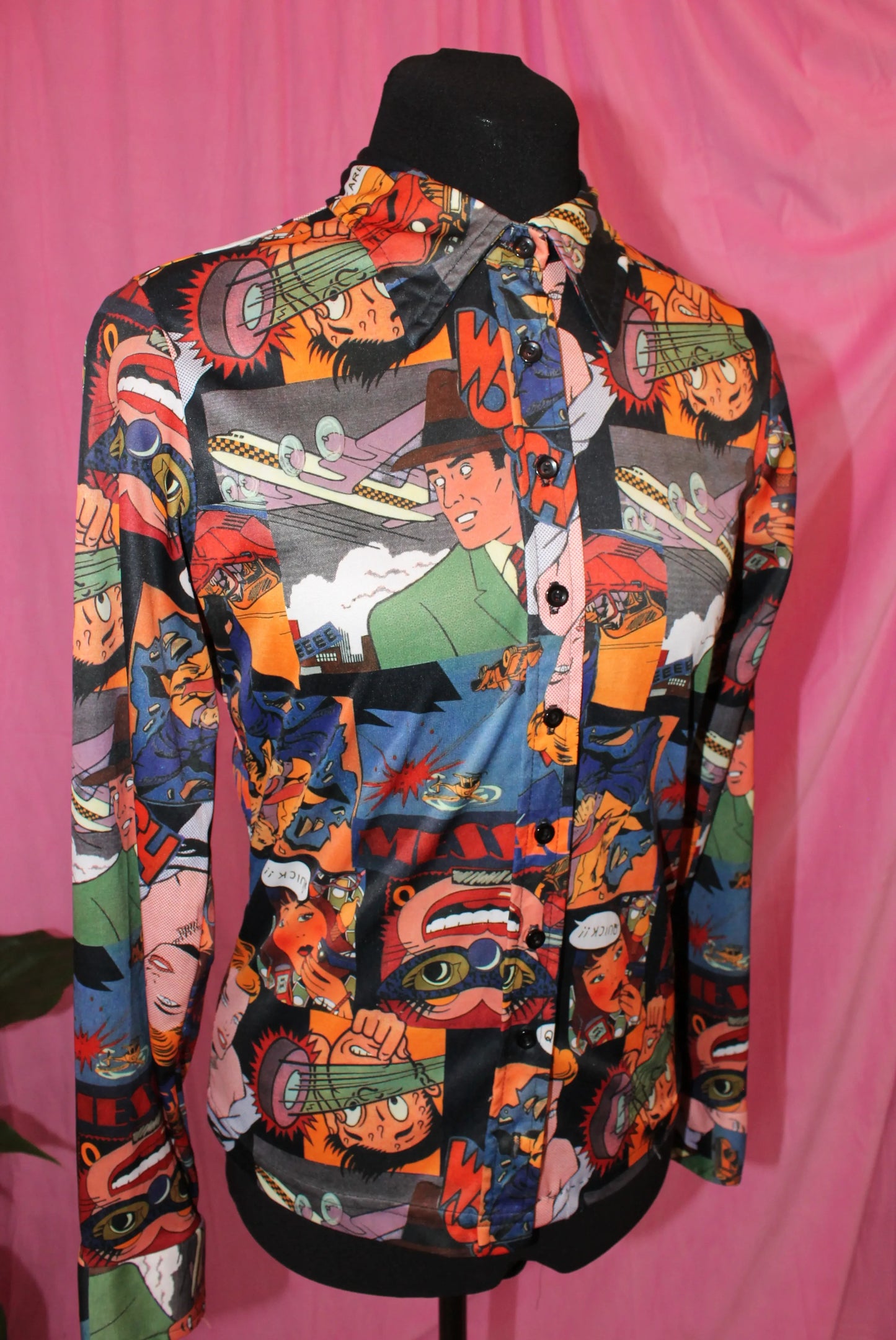 Jazz Sport USA | Blouse | Comic Book Print | Size S