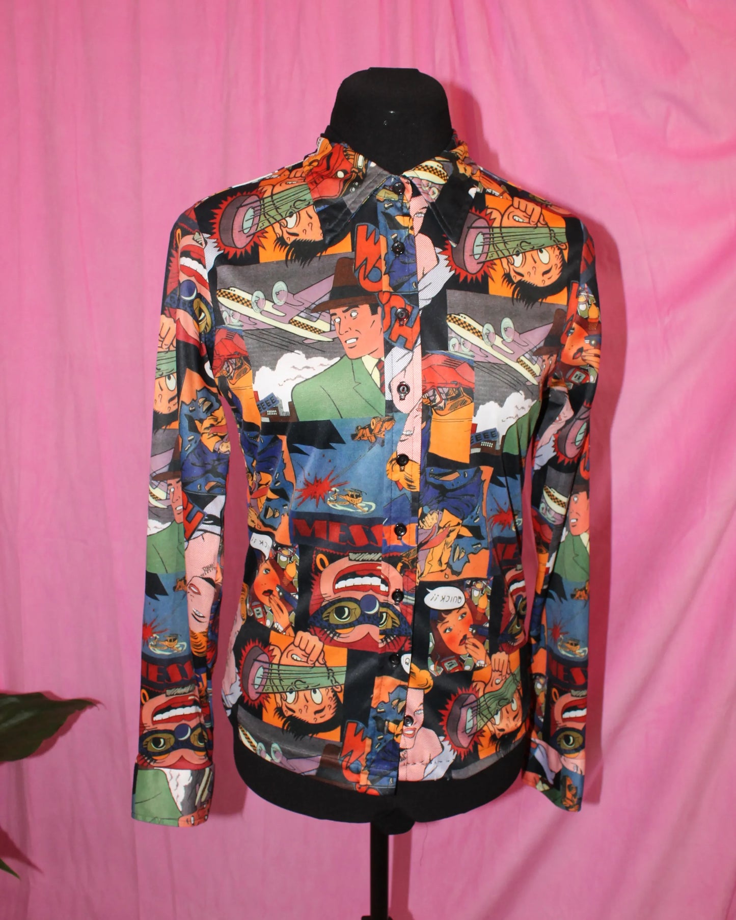 Jazz Sport USA | Blouse | Comic Book Print | Size S