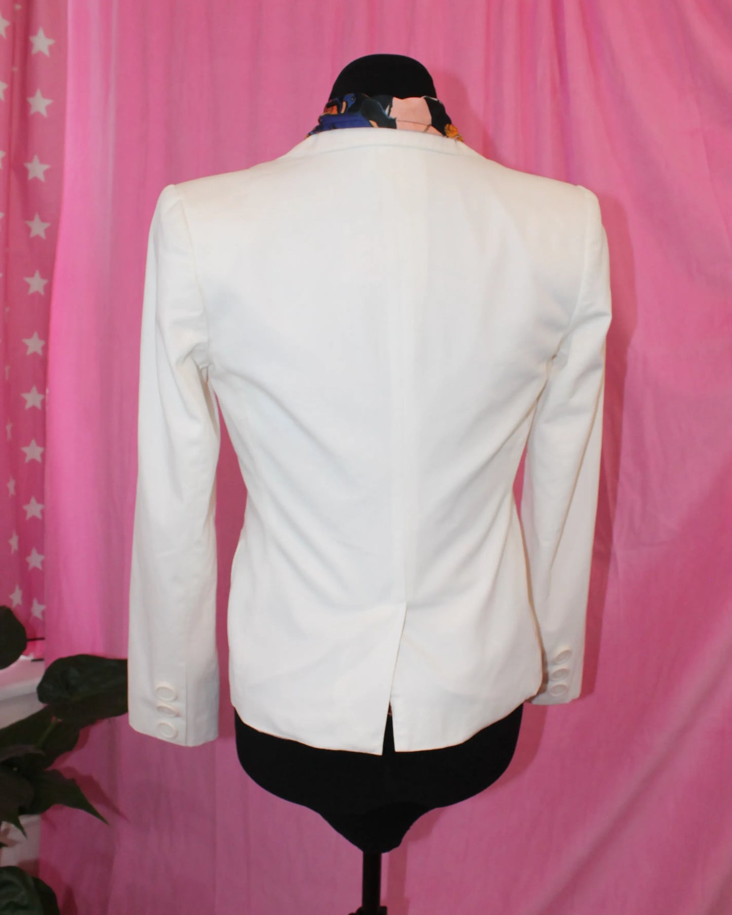 Topshop White Blazer- Size 8