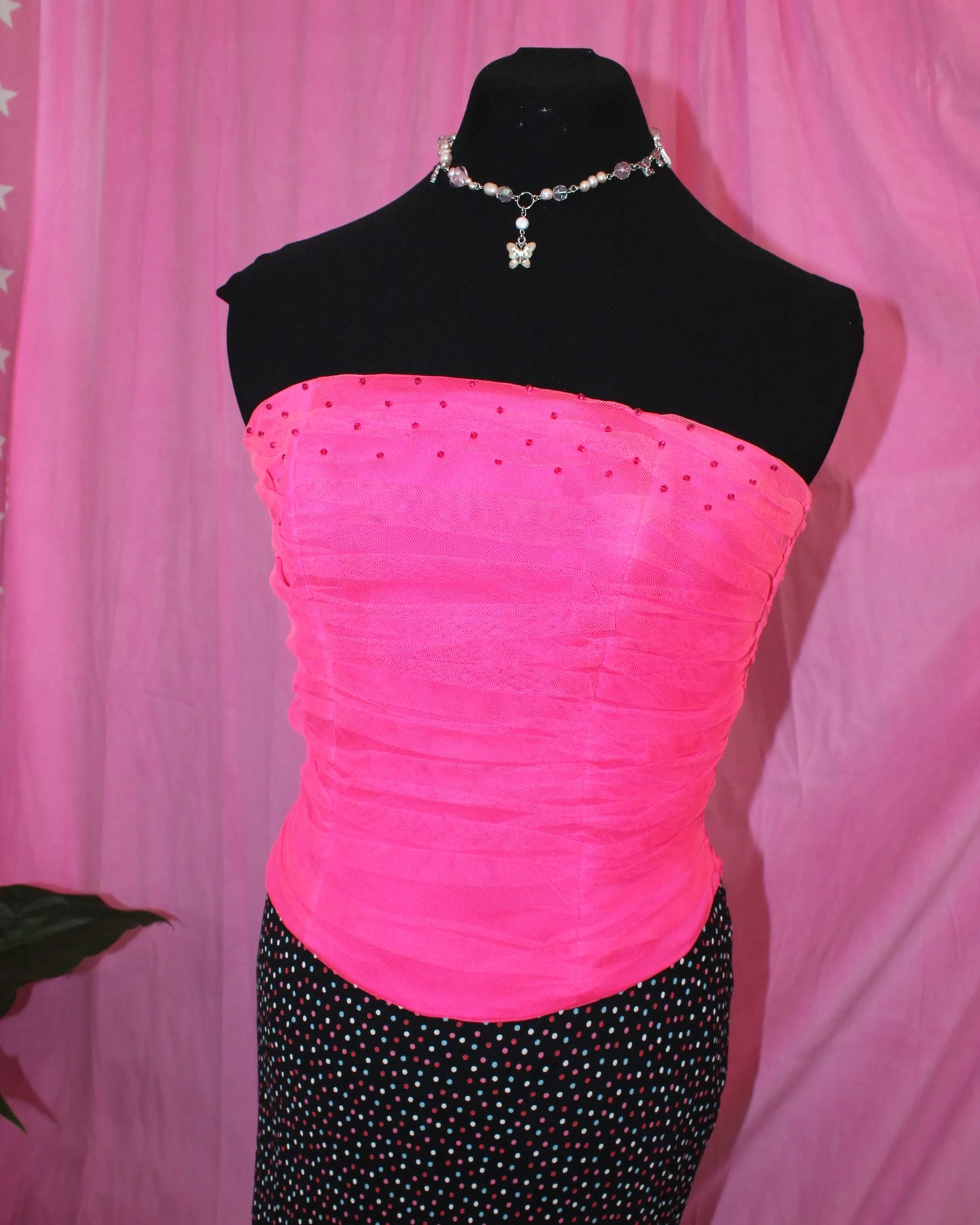 Pink Corset Top- Size 12