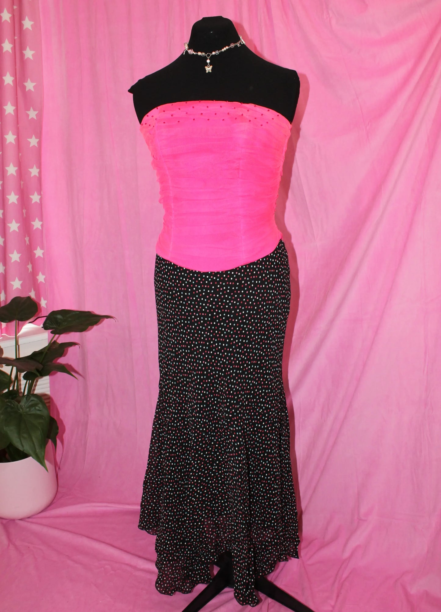 Pink Corset Top- Size 12