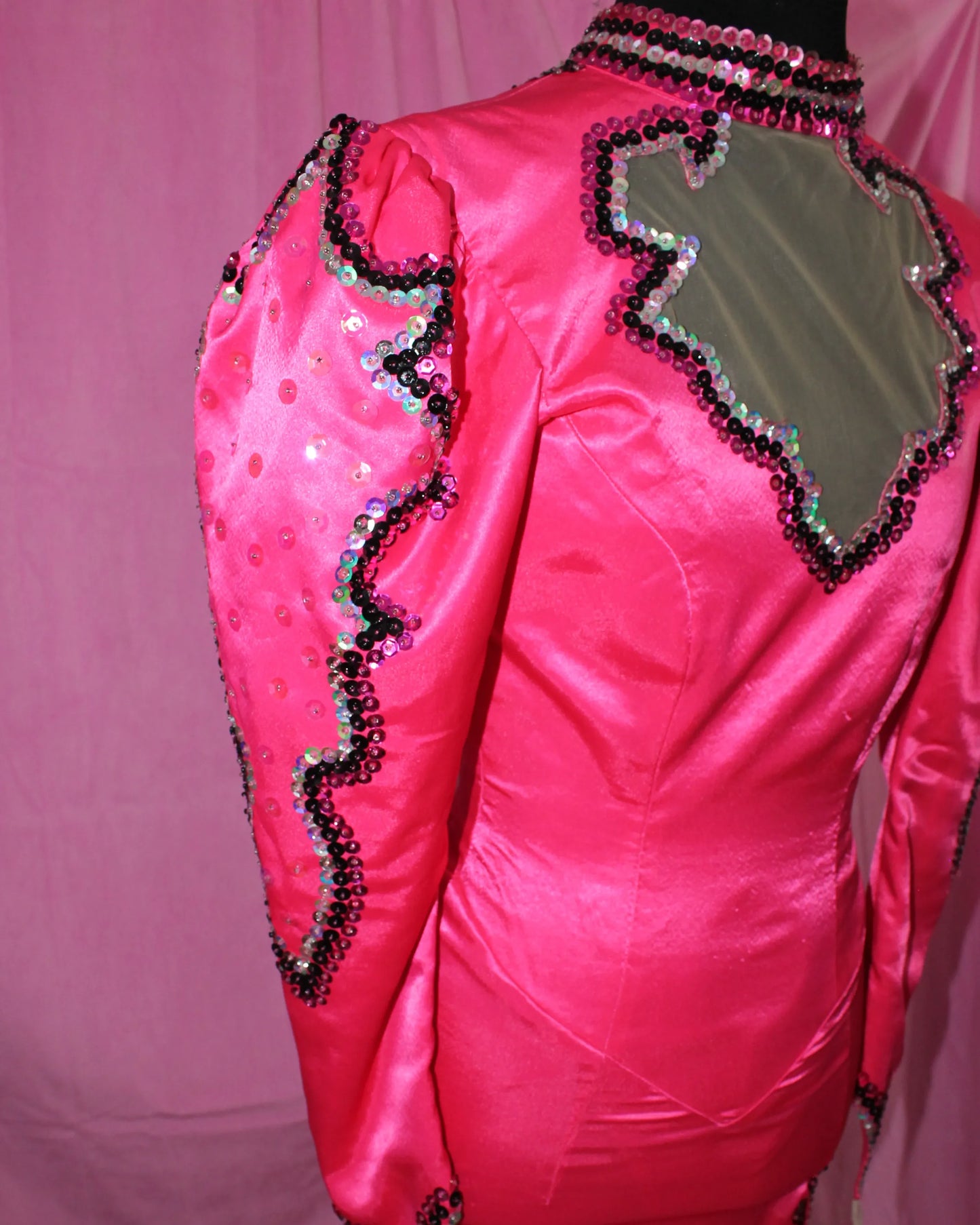 Hot Pink Showgirl Costume - Size XXS