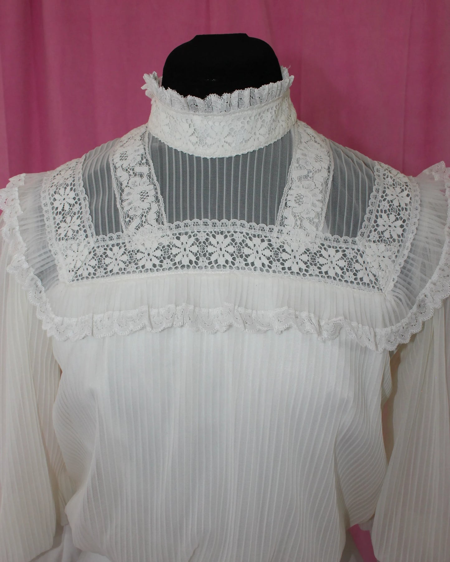 Vintage | Wedding Dresses | Edwardian High Neck | Size S