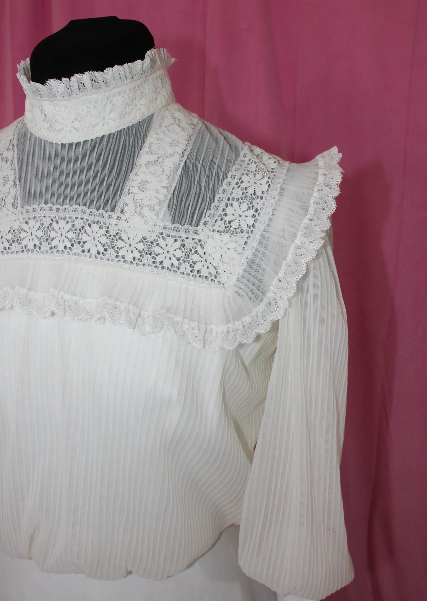 Vintage | Wedding Dresses | Edwardian High Neck | Size S