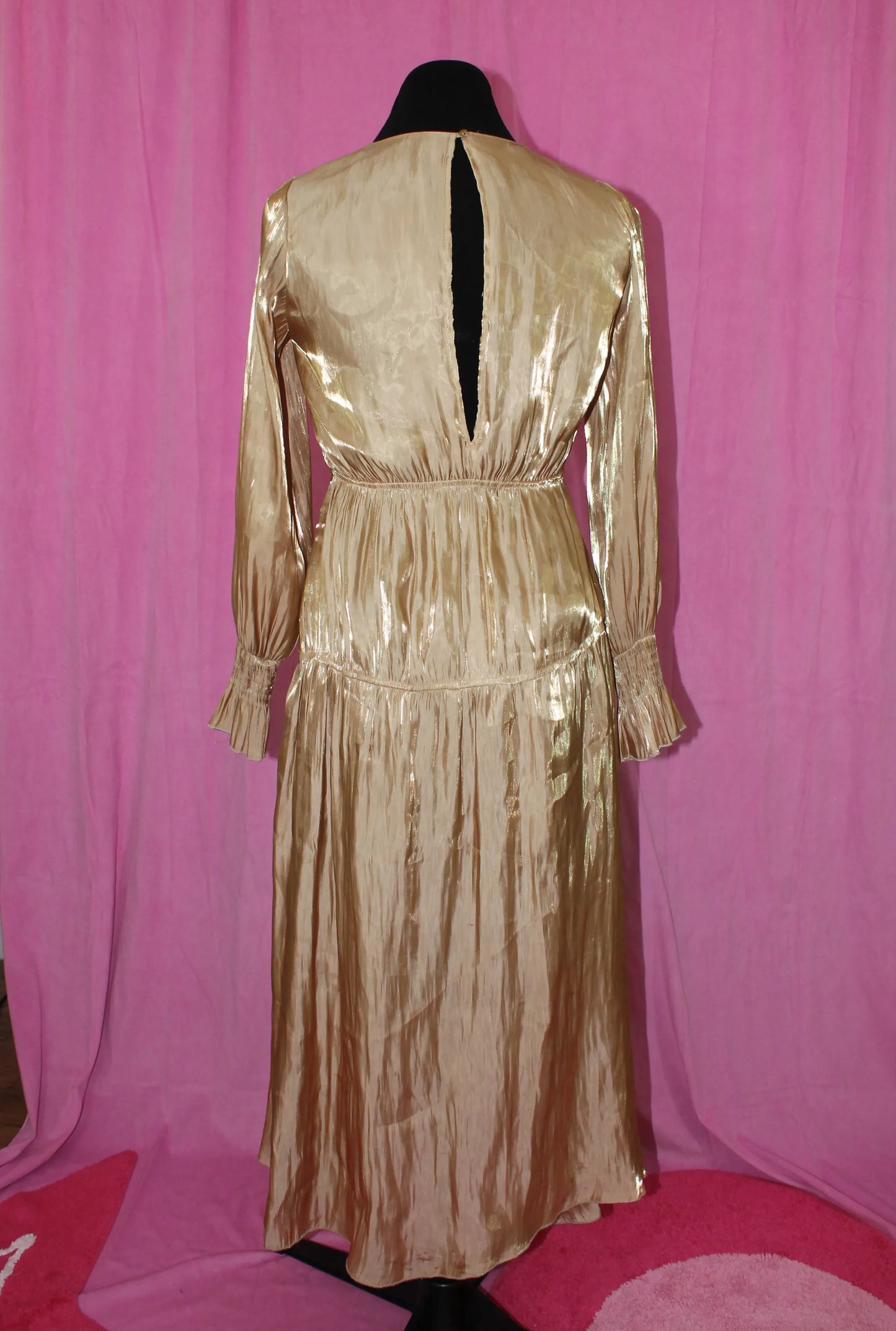 Topshop Gold Dress- Size 8