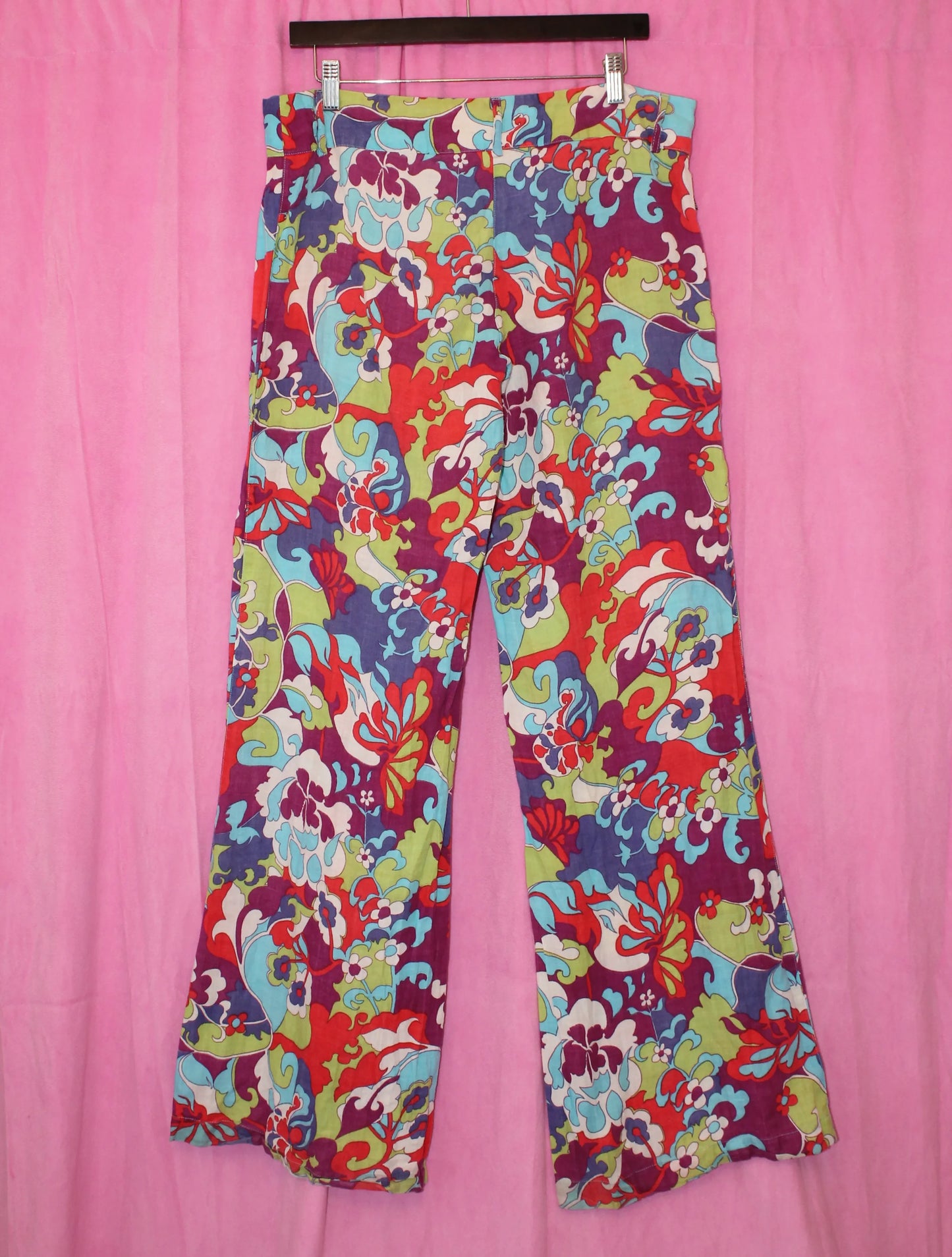 Vintage | Unisex | Trousers | 70's Print | Size M