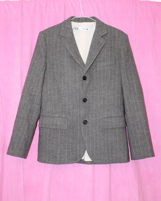 Zara | Womens | Pant Suit | Wool Striped | Size 10