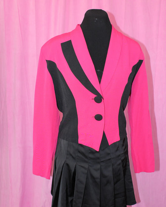 Vintage Hot Pink Blazer- Size 12